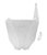 NUMBER PLATE CRF 230 BRANCO R1DE - Imagem 1