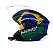 CAPACETE TORK NEW LIBERTY THREE PATRIOTA AZ/VD 56 - Imagem 1