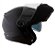 CAPACETE NORISK FORCE MONOCOLOR MATTE BLACK 60/L - Imagem 4