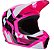 CAPACETE FOX MX V1 LUX ROSA S - Imagem 3