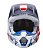 CAPACETE FOX V1 SKEW BRA_VERM_AZUL M - Imagem 2