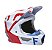 CAPACETE FOX V1 SKEW BRA_VERM_AZUL M - Imagem 3