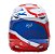 CAPACETE FOX V1 SKEW BRA_VERM_AZUL M - Imagem 5