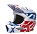 CAPACETE FOX V1 SKEW BRA_VERM_AZUL M - Imagem 1