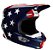 CAPACETE FOX V1 ULTRA WHT/RD/BLU M - Imagem 1