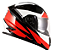 CAPACETE NORISK FF302 RIDIC BLK/WHT/RED 58/M - Imagem 1