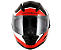 CAPACETE NORISK FF302 RIDIC BLK/WHT/RED 58/M - Imagem 2