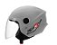 CAPACETE TORK NEW LIBERTY THREE PRATA 56 - Imagem 1