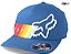 BONE FOX DRAFTR FLEXFIT BLUE S/M - Imagem 1