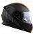 CAPACETE NORISK FF302 STONE MATTE BLK/ORANGE 58/M - Imagem 3