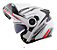 CAPACETE NORISK FF345 ROUTE MOTION WHT/BLK/RED 58/M - Imagem 2