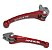 MANETE FREIO/EMBREAGEM CRF 230/CRF 250F RETRATIL VERMELHO - Imagem 1