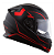 CAPACETE NORISK FF302 TARGET MATTE RED/BLACK 60/L - Imagem 3