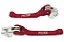 MANETE FREIO/EMBREAGEM CRF 230/CRF 250F RETRATIL VERMELHO - Imagem 1