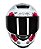 CAPACETE AXXIS EAGLE FLOWERS GLOSS WHITE/PINK 56/S - Imagem 2