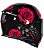 CAPACETE AXXIS EAGLE FLOWERS MATT BLACK/PINK 58/M - Imagem 4