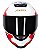 CAPACETE AXXIS EAGLE DIAGON GLOSS WHITE/BLUE/RED 60/L - Imagem 3