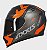 CAPACETE AXXIS EAGLE DIAGON MATT BLACK/ORANGE 58/M - Imagem 1