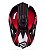 CAPACETE ASW CORE RUSH VERMELHO/BRANCO 56 - Imagem 6