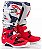 BOTA ALPINESTAR TECH 7 CINZA CLARO VERMELHO BRILHANTE 10.EAN :8033637961286 - Imagem 1