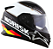 CAPACETE NORISK FF302 GRAND PRIX GERMANY 61/XL - Imagem 3