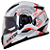 CAPACETE NORISK FF302 SCREEN WHT/BLK/RED 60/L - Imagem 1