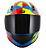 CAPACETE NORISK FF391 CUTTING LT BLU/HV YLW/RED 58/M - Imagem 3