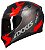 CAPACETE AXXIS EAGLE DIAGON MATT BLACK/GREY/RED 58/M - Imagem 1