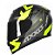 CAPACETE AXXIS EAGLE DIAGON MATT BLACK/YELLOW 58/M - Imagem 1
