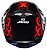 CAPACETE AXXIS EAGLE LADY CATRINA GLOSS BLACK/RED 58/M - Imagem 3