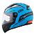 CAPACETE LS2 FF353 RAPID THUNDER MATTE BLU/BLK/FLUO ORG 58/M - Imagem 1