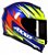 CAPACETE AXXIS EAGLE SPEED GLOSS BLUE/YELLOW 60/L - Imagem 1