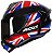CAPACETE AXXIS DRAKEN UK GLOSS BLACK/RED/BLUE 62/XL - Imagem 1