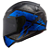 CAPACETE LS2 RAPID FF353 DEADBOLT MATTE BLK/BLUE 58/M - Imagem 1
