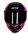 CAPACETE AXXIS EAGLE DIAGON GLOSS BLACK/PINK 58/M - Imagem 3