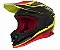CAPACETE ASW FUSION BLAST PRETO AMARELO VERMELHO 62 EAN :1010125556671 - Imagem 2