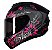 CAPACETE AXXIS DRAKEN BUTTERFLY MATT BLACK/PINK 58/M - Imagem 1
