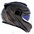 CAPACETE NORISK FF345 ROUTE IRON CHROME 58/M - Imagem 1