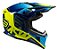 CAPACETE ASW CORE RUSH AZUL AMARELO 56 EAN :1010124110546 - Imagem 2