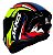 CAPACETE AXXIS DRAKEN VECTOR GLOSS BLACK/YELLOW 58/M - Imagem 2