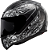 CAPACETE LS2 RAPID FF353 CRYPT BLK/WHITE 60/L - Imagem 1