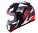 CAPACETE LS2 RAPID FF353 GROW BLK/SIL/RED 60/L - Imagem 1