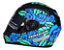 CAPACETE NORISK FF391 BED OF ROSES MATTE BLK/BLUE 56/S - Imagem 1