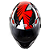 CAPACETE NORISK FF302 WIZARD BLK/RED/SIL/WHITE 58/M - Imagem 3