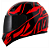 CAPACETE NORISK FF391 CUTTING WHT/BLK/RED/SILVER 58/M - Imagem 1