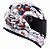 CAPACETE LS2 FF358 CRAZY CLOWN WHITE 60/L - Imagem 4