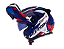 CAPACETE NORISK FF345 ROUTE SPEEDMAX MATTE BLUE/WHT/RED 58/M - Imagem 3