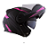 CAPACETE NORISK FF345 ROUTE MOTION MATTE BLK/PINK 58/M - Imagem 2