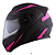 CAPACETE NORISK FF345 ROUTE MOTION MATTE BLK/PINK 58/M - Imagem 4