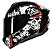 CAPACETE AXXIS DRAKEN 26 DA NORTE NEW GLOSS BLACK/RED 60/L - Imagem 1